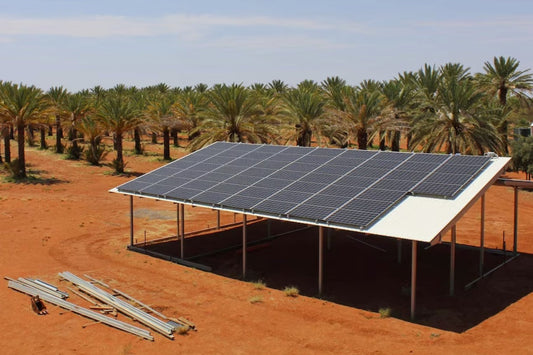 Solar powered bore replaces diesel